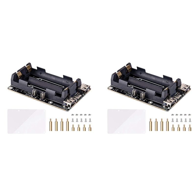 Raspberry Pi Uninterrupted Power Supply Ups 18650 - AA08-2X per Raspberry Pi 4, Alimentatore
