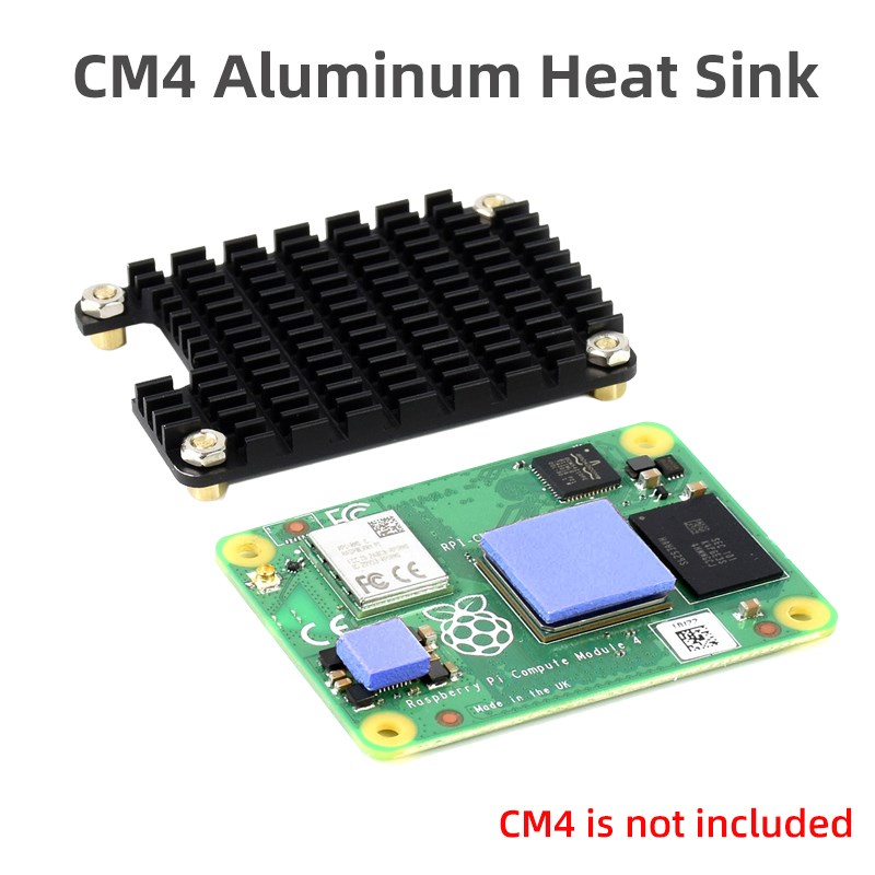 Raspberry Pi Water Cooling Kit - Heatink in lega di alluminio per