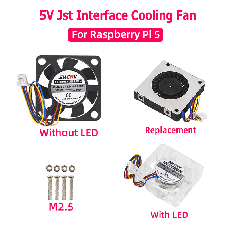 Raspberry Pi Water Cooling Kit - Ventola di raffreddamento 5V Interfaccia JST