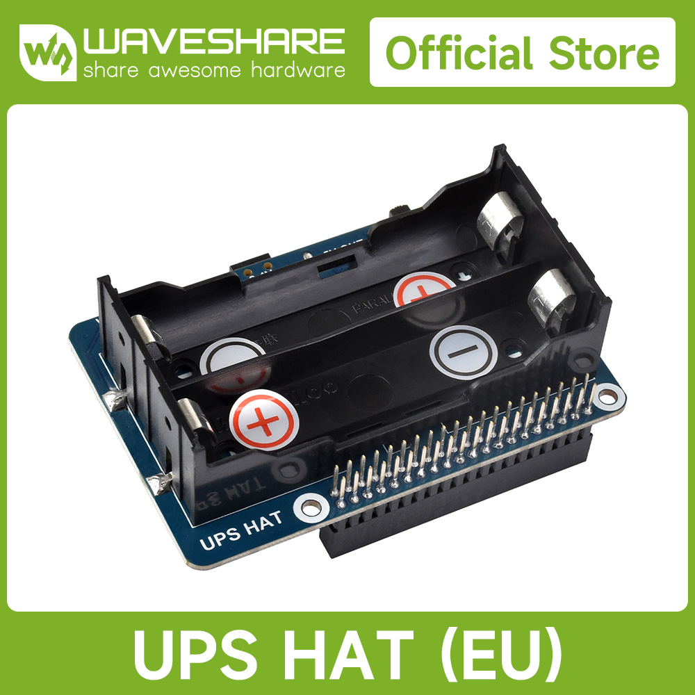 Raspberry Pi Uninterrupted Power Supply Ups 18650 - Waveshare Gruppo di continuità UPS HAT