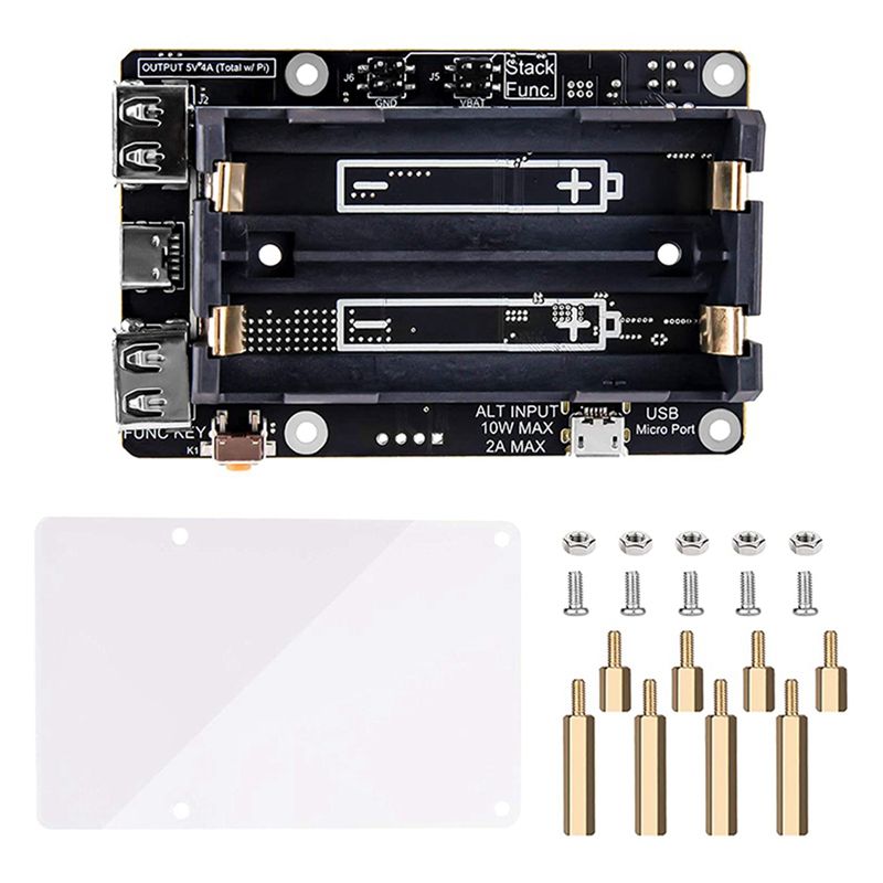 Alimentatore UPS 2X per Raspbe - Raspberry Pi Uninterrupted Power Supply Ups 18650 recensione e prezzo