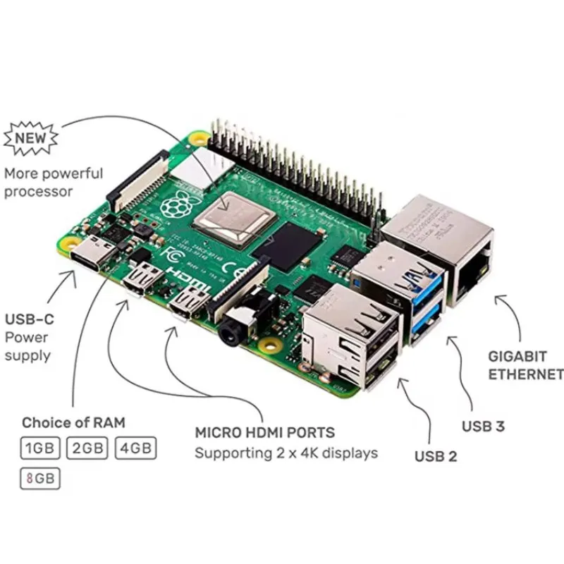 2026 Caldo! Lorida Raspberry P - Raspberry Pi 4 8Gb Ram Kit recensione e prezzo