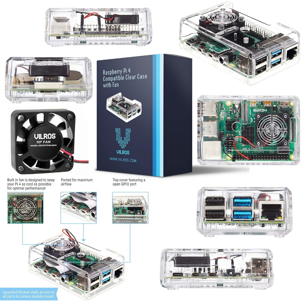Kit Starter con Case ABS Venti - Raspberry Pi 4 8Gb Ram Kit recensione e prezzo