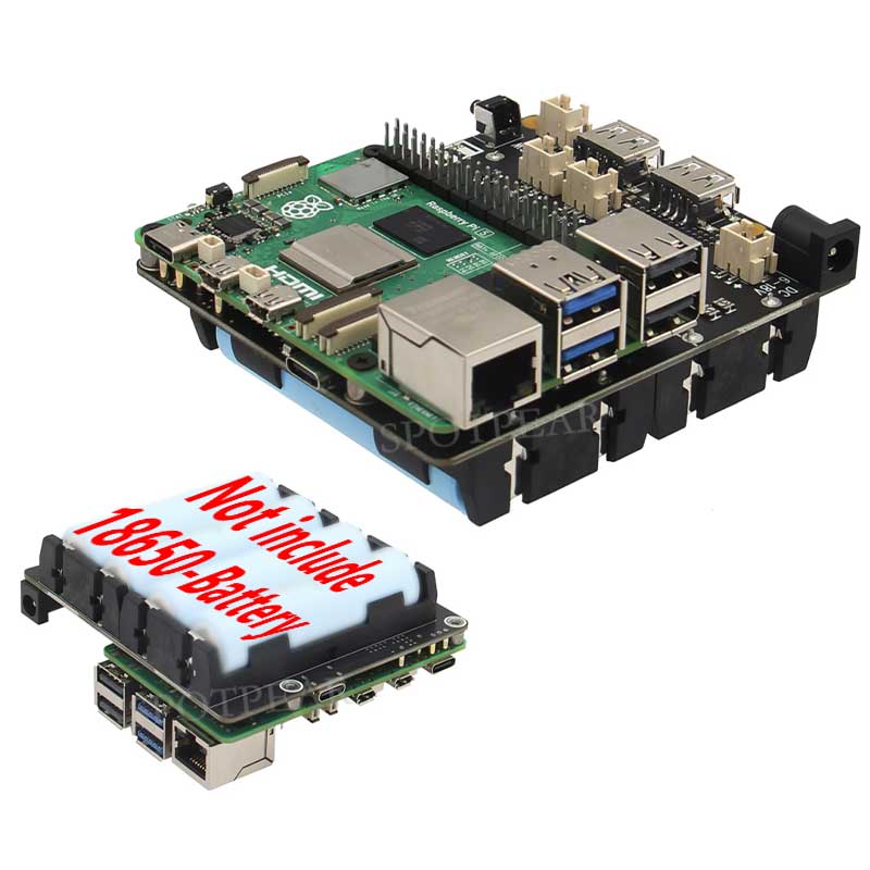 X1202 Raspberry Pi 5 Ups Board - Raspberry Pi Uninterrupted Power Supply Ups 18650 recensione e prezzo
