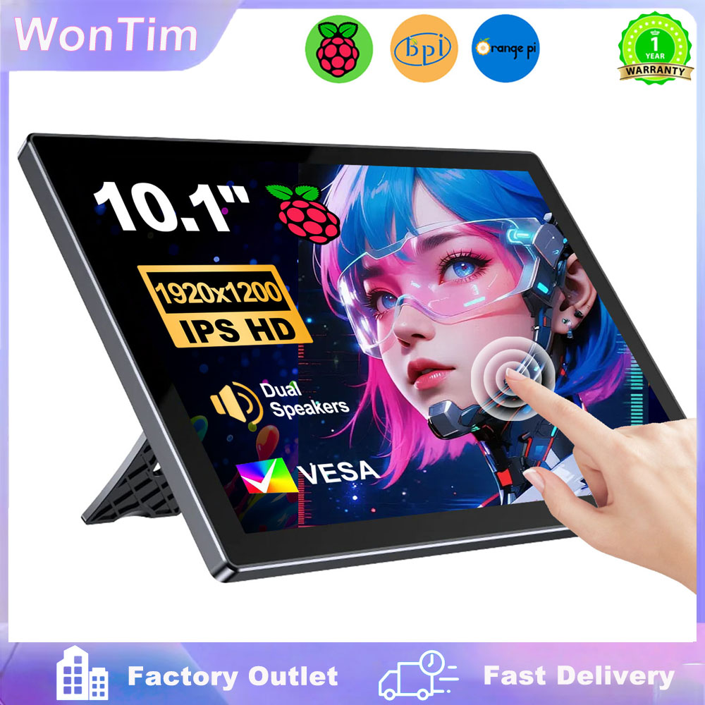 Monitor Raspberry Pi 5 4/3/B/B - Raspberry Pi 10.1 Inch Capacitive Touch Screen Ips recensione e prezzo